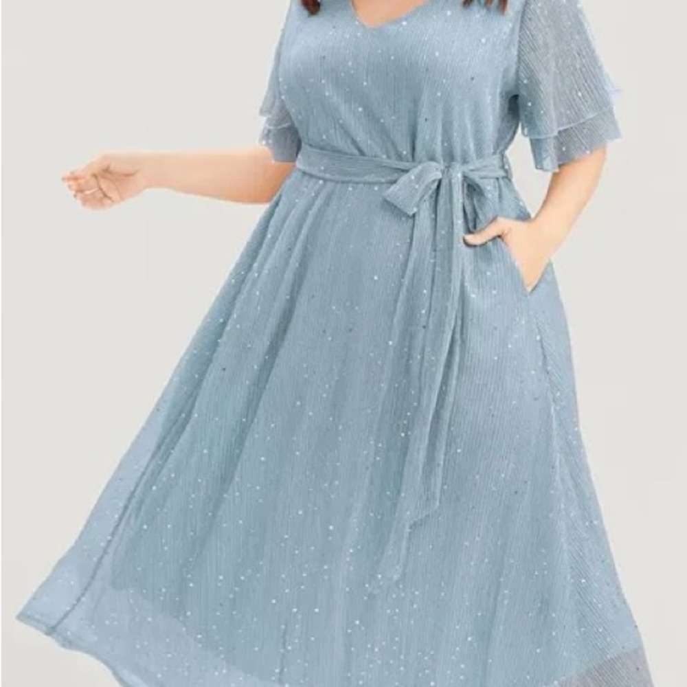 Light Blushes Sparkly Dress